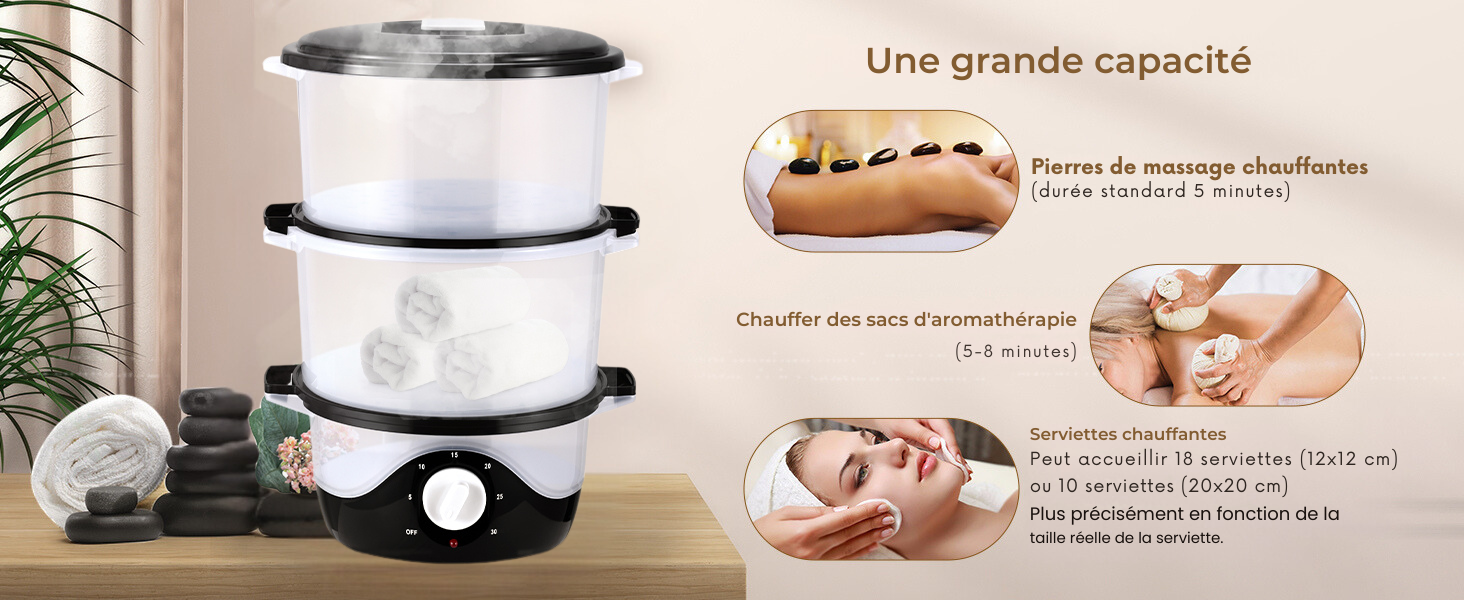 Chauffe-Serviettes Double Élégance Pro en utilisation